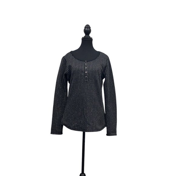Maison Scotch Checkered Button-Down Henley – Festive & Versatile - Picture 1 of 8